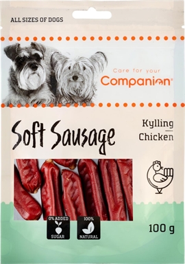 Companion Soft Sausage - Kylling - 100 g